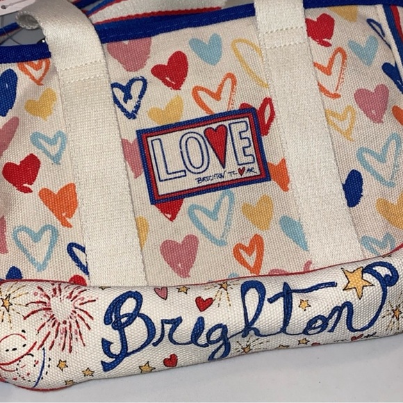 BRIGHTON “Red White And You” Tote NWT - Picture 10 of 10